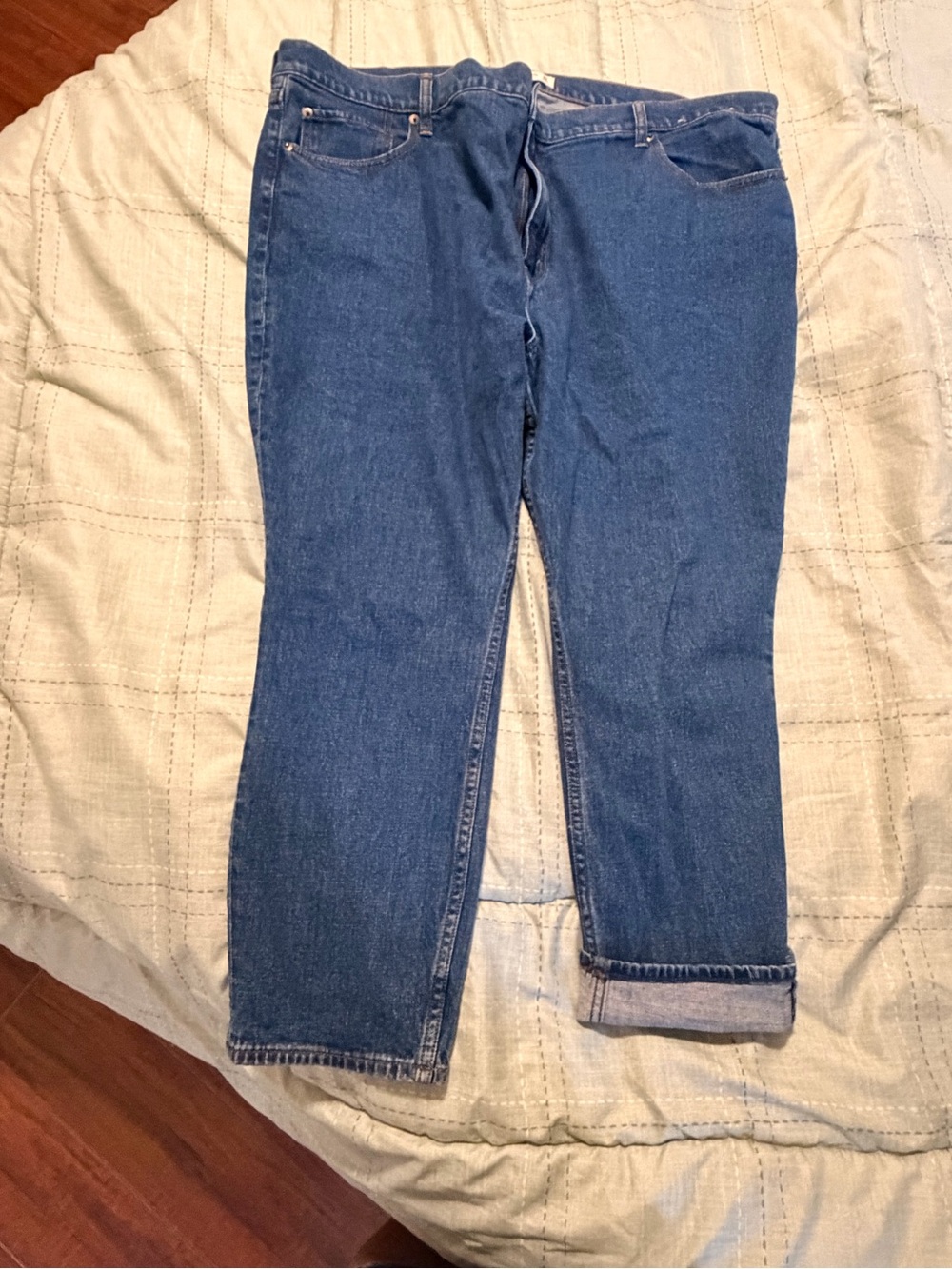 Abercrombie & Fitch Classic Dark Blue Boyfriend Jeans